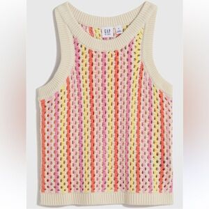 🍊5/$25 GAP Colorful Knit Kids Tank Top size medium